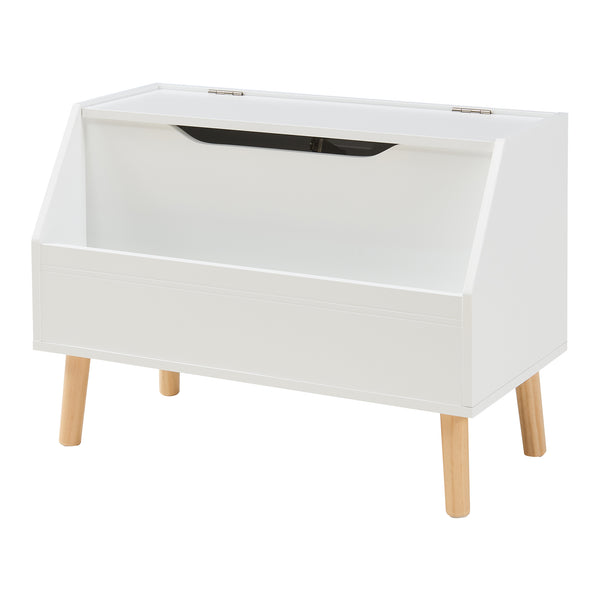 Leksakslåda Aavanrar 60x30x43 cm Vit [en.casa]