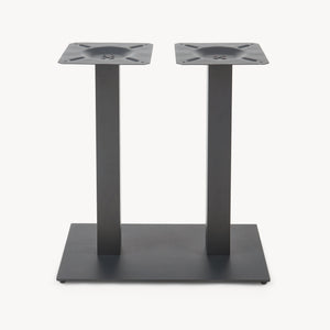 Bordstativ Vadejord stål 70x40x73 cm svart [en.casa]