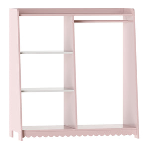 Barnklädhängare Vestnes 90x80x38 cm Cotton Candy/Vit [en.casa]