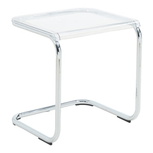 Sidobord Brosa 44x37x48 cm Transparent [en.casa]