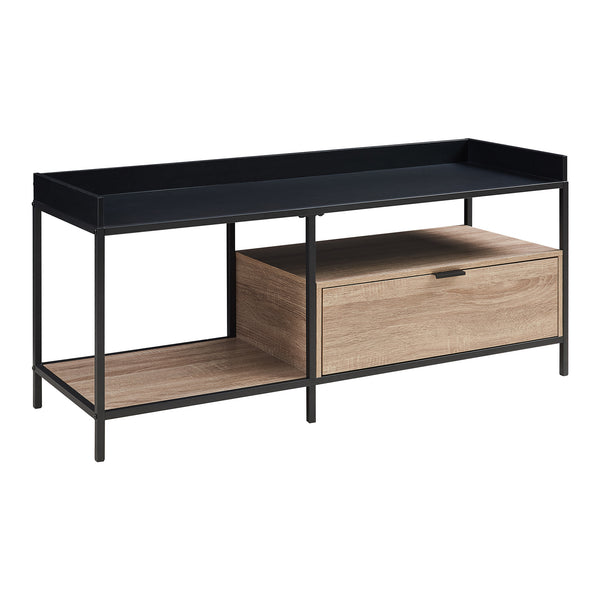 TV-bord Belana 120x40x54 cm Svart/Eklook [en.casa]