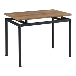 Matgrupp Hemnes 5-delar Eklook/Ljusbrun [en.casa]