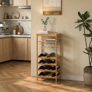 Vinhylla Fillby 100x47x29 cm Bambus Natur [en.casa]