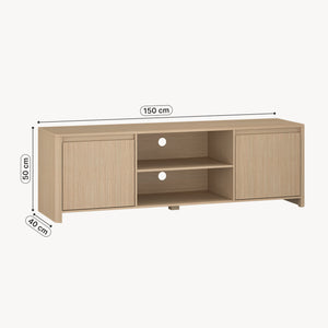 TV-bänk Takranmaa 150x40x50 cm eklook [en.casa]