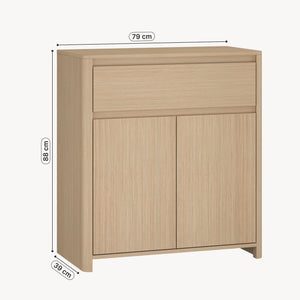 Sidobord Takranmaa 88x79x39 cm Eklook [en.casa]