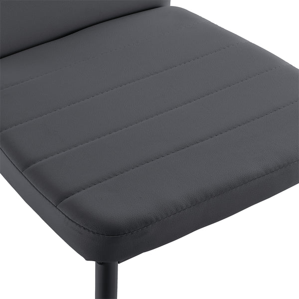 [en.casa]® Matstol/Stol-set 2-konstläder- i olika färger-96x43x52cm

