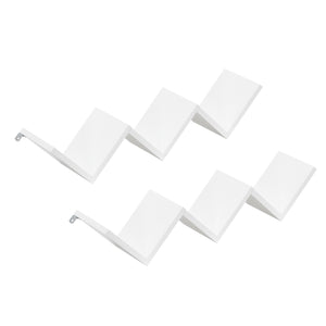 Vägghylla Askim set om 2 W form 71,5x15x14cm [en.casa] välj modell