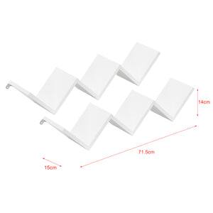 Vägghylla Askim set om 2 W form 71,5x15x14cm [en.casa] välj modell