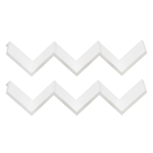 Vägghylla Askim set om 2 W form 71,5x15x14cm [en.casa] välj modell
