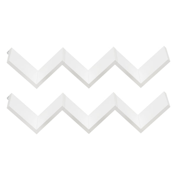 Vägghylla Askim set om 2 W form 71,5x15x14cm [en.casa] välj modell