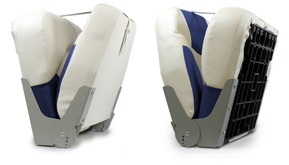[pro.tec]® Fällbar båtstol-set 2-i flera färger-42,5x41x50cm