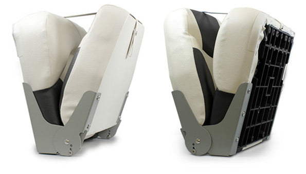 [pro.tec]® Fällbar båtstol-set 2-i flera färger-42,5x41x50cm