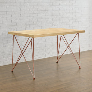 Bordsben set om 2 stål DIY [en.casa] välj modell