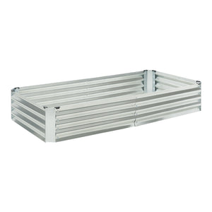 Upphöjd bädd med växthus Balsorano 186x96x98 cm [en.casa]