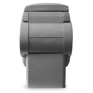 [pro.tec]® Armstöd till Golf IV / Bora / New Beetle med integrerat fack - textil - grå