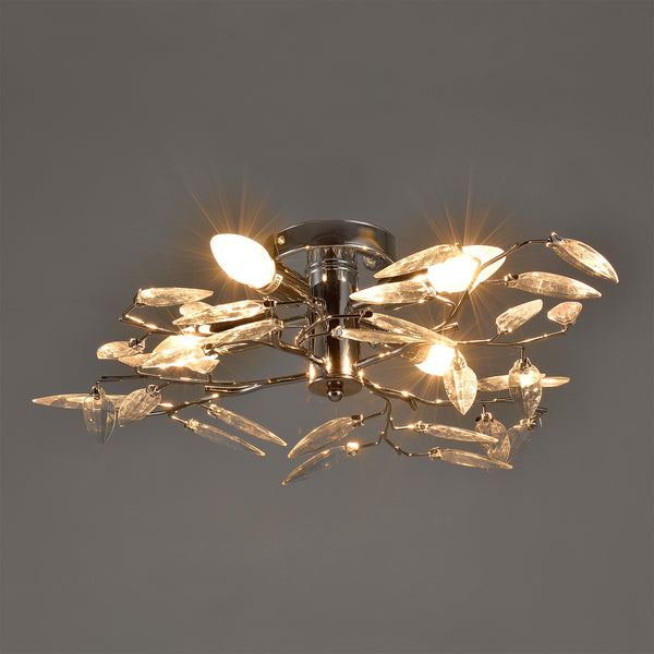 Stilig plafond - Kira - krom / silver