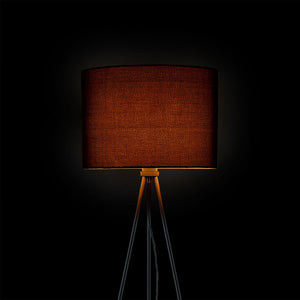 Elegant golvlampa - Triangle 1 x E 27 - 40W - svart