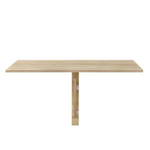 [en.casa]® Väggmonterat klaffbord-Sonoma ekfärgad-100x60x58cm