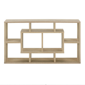 Vägghylla Sonoma ekfärg 85x47,5x16 [en.casa]