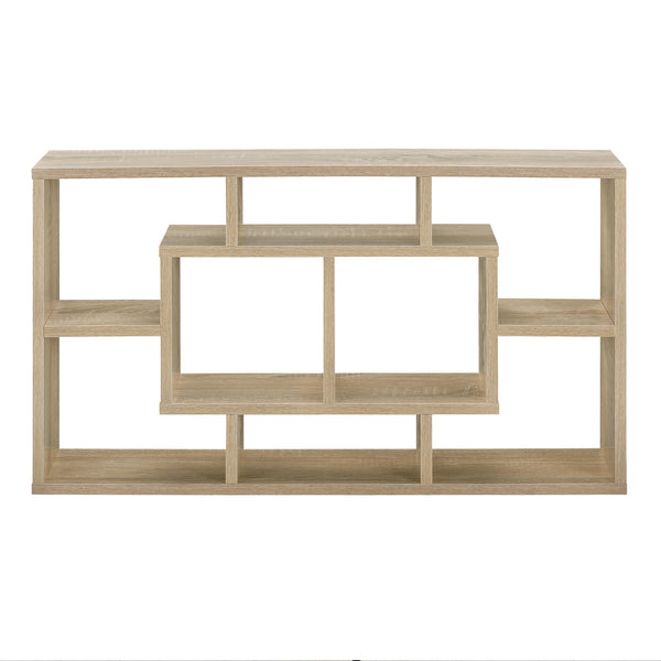 Vägghylla Sonoma ekfärg 85x47,5x16 [en.casa]