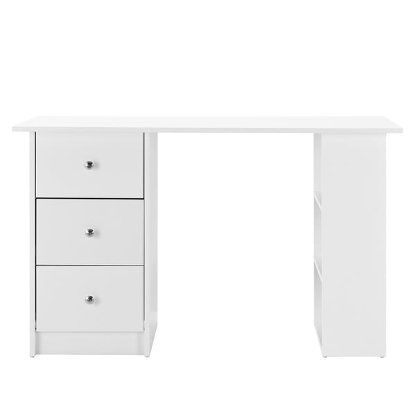 Skrivbord Lemberg 120x49x72 cm vit [en.casa]