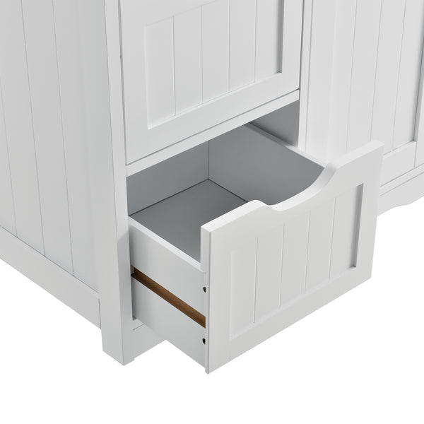 [en.casa]® Badrumsskåp-81x55x30cm-vit