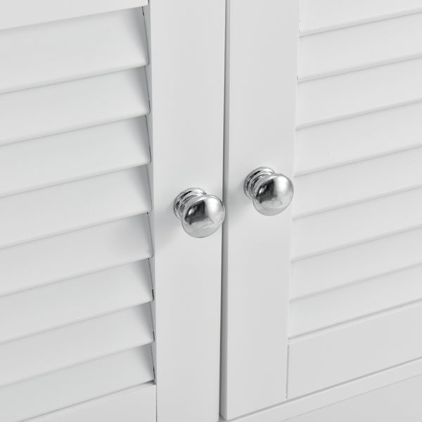  [en.casa]® Tvättställsunderskåp-60x60x30cm-vit