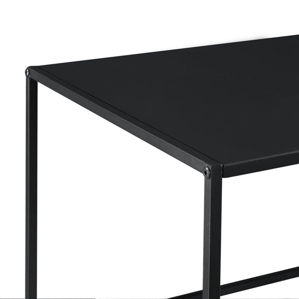 Sidobord avlastningsbord metall svart [en.casa] välj modell