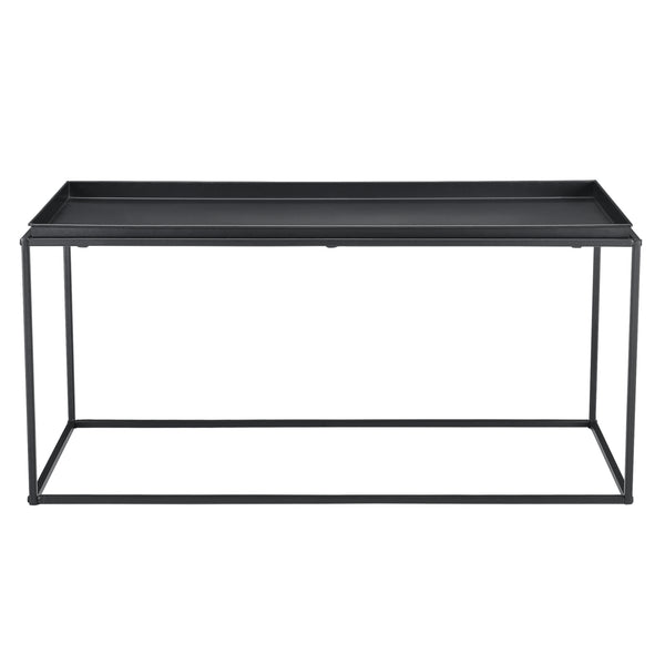 Soffbord/Sidobord Ulla svart [en.casa]