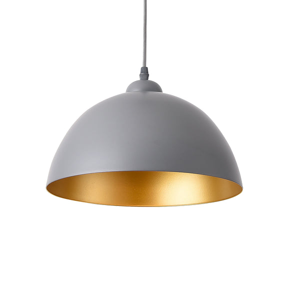 Taklampa Toulon set om 2 metall guld, grå [lux.pro]