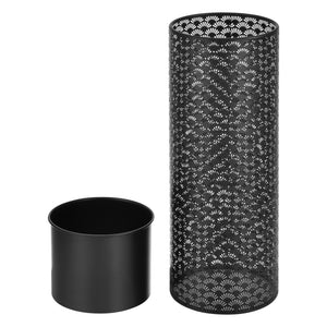 Växtställ Virton set om 2 med krukor metall [en.casa]