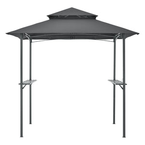 BBQ paviljong Parga grillpaviljong mörkgrå [en.casa]