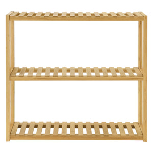 Hylla Örnsköldsvik 60x15x54cm bambu [en.casa]®