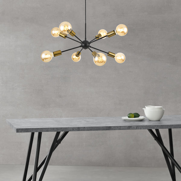Taklampa Amiens 8-armad [lux.pro]
