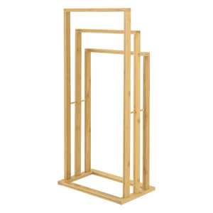 Handdukshållare Rana 40x24x82cm bambu [en.casa]