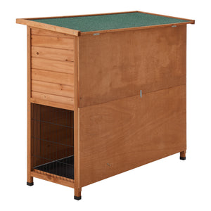 Kaninbur Falkenau Smådjursinhägnad 104x122x50cm Tallträ [en.casa]