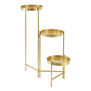 Piedestal Kallo 60x60x18 cm metall [en.casa] 