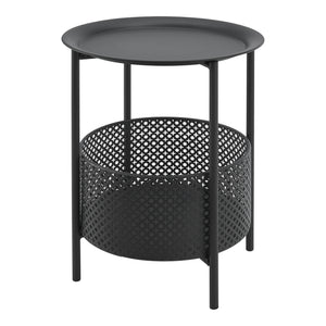 Sidobord Kruibeke 45xØ35 cm metall [en.casa]