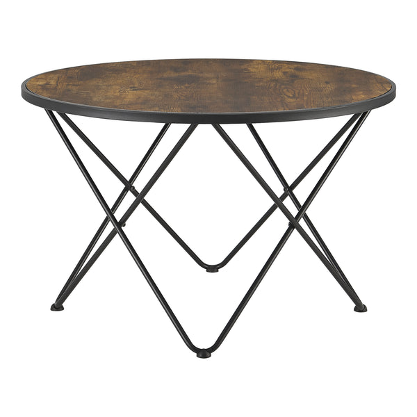 Soffbord Goskamark Ø80x50 cm stål [en.casa]