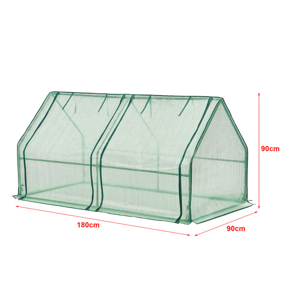 Växthus Nissewaard 180x90x90 cm [en.casa]