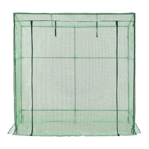 Växthus Vlaardingen 198x78x200cm Grönt [en.casa]