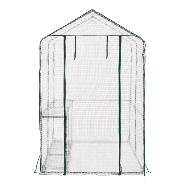 Växthus Oosterhout 120x186x190 cm [en.casa] 