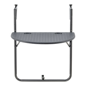 Hängande balkongbord Cicala hopfällbart 83,5x60x64 cm [en.casa]