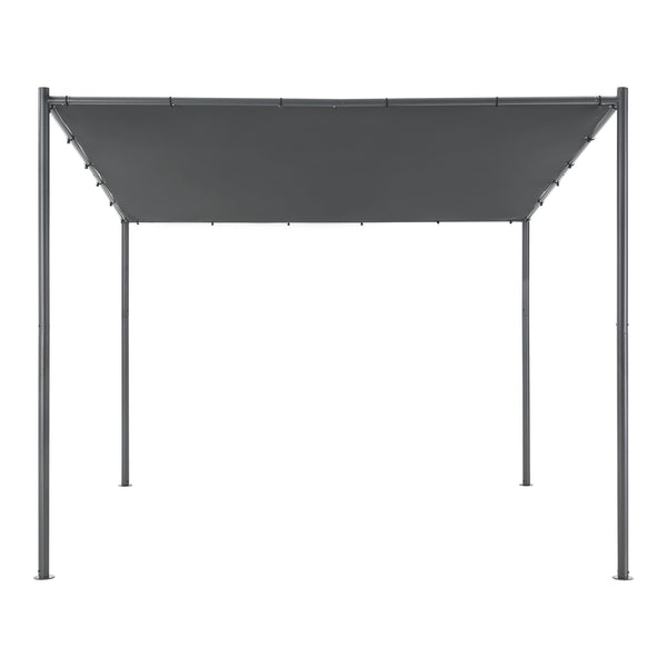 Paviljong Carunchio 300x285x248cm Mörkgrå [en.casa]