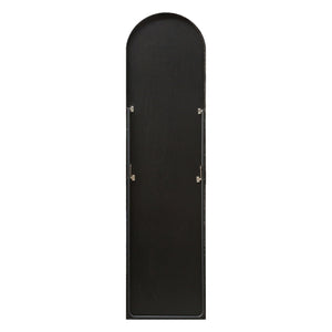 Golvspegel Bugnara 160x40 cm aluminium svart [en.casa] 