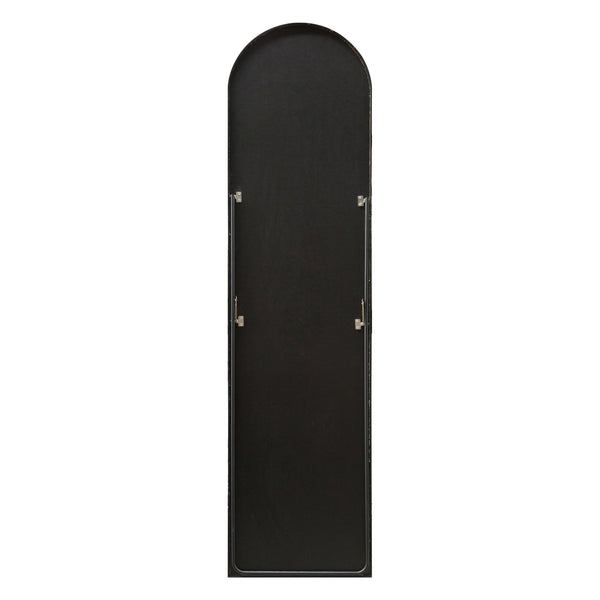 Golvspegel Bugnara 160x40 cm aluminium svart [en.casa] 