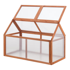 Drivhus Duiven miniväxthus 100x55 cm furu [casa.pro]