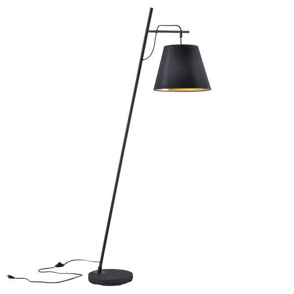 Golvlampa Nottingham Svart [lux.pro]
