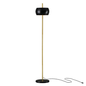 Golvlampa Luton metall marmor 171xØ30 cm [lux.pro] 