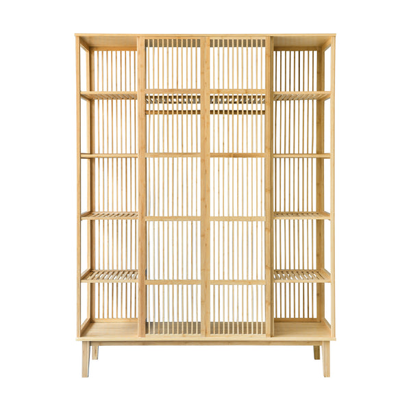 Klädhängare i bambu Hudiksvall 185x140x45cm [en.casa]